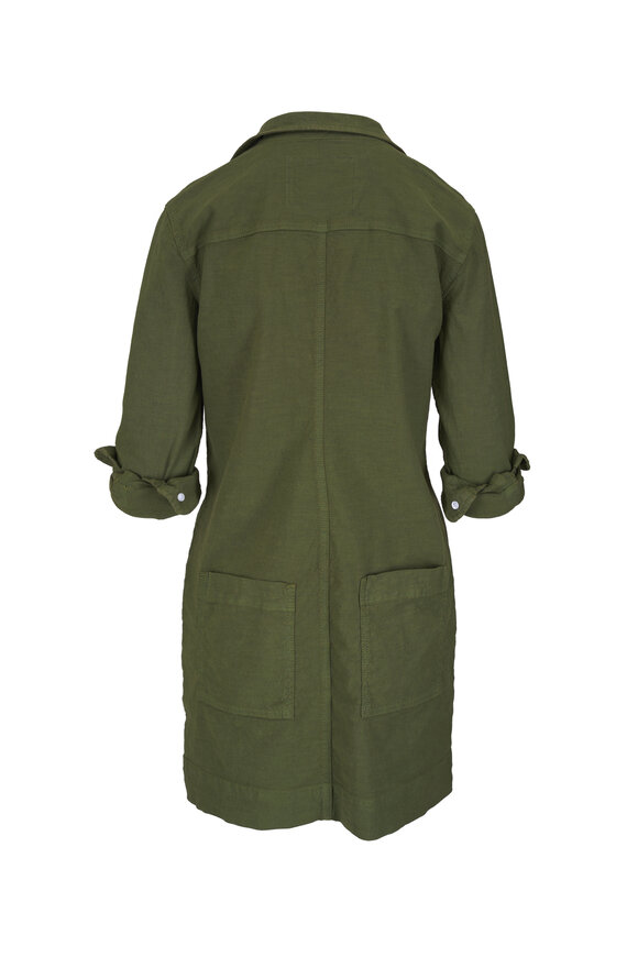 Frank & Eileen Ireland Forest Green Utility Dress - view 2