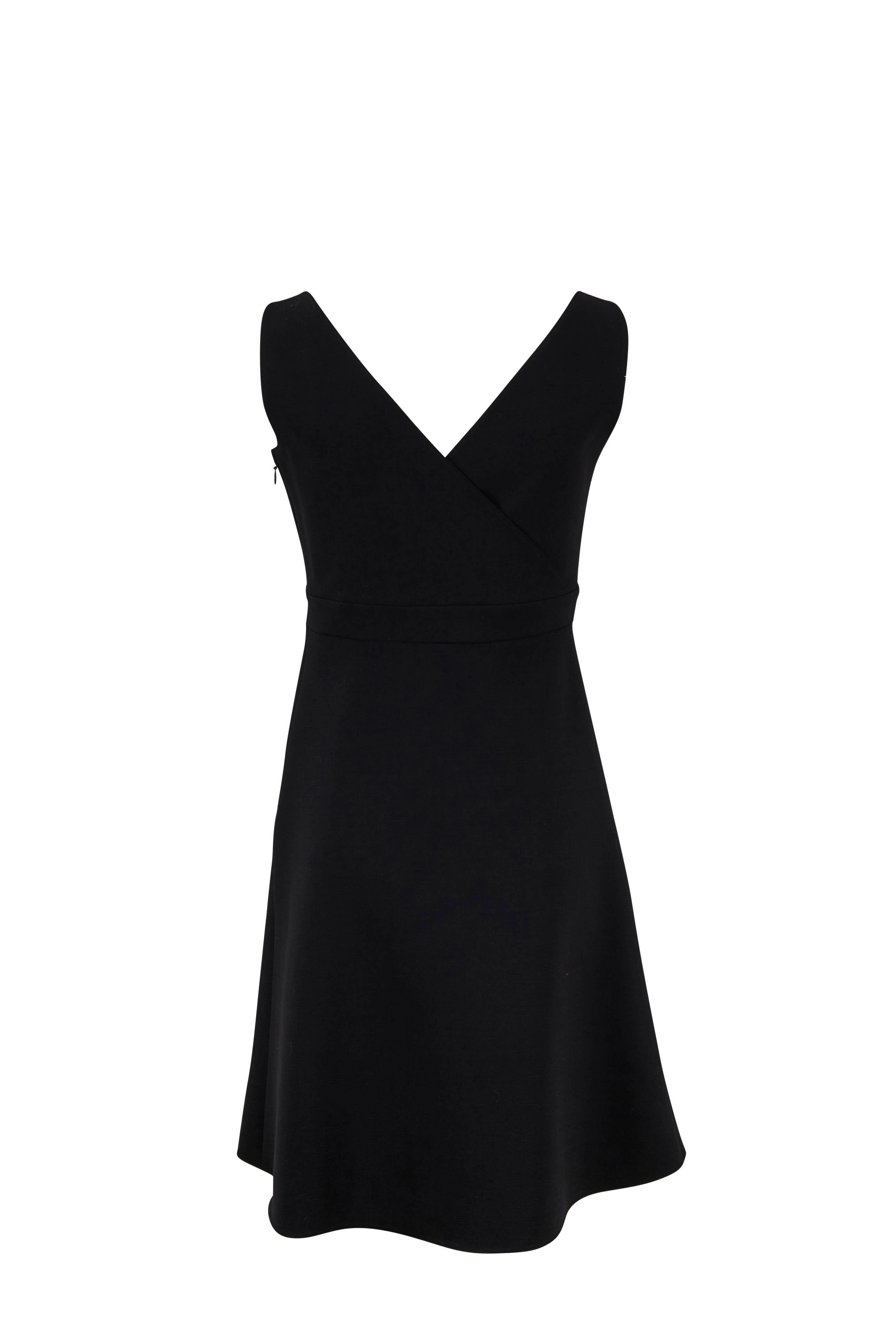Valentino★素敵！Black Stretch A-Line Dress NWT Valentino Black Stretch A-Line Dress Size S | eBay