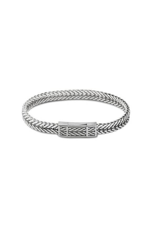 Tateossian - Coda Di Volpe Sterling Silver Chain Bracelet