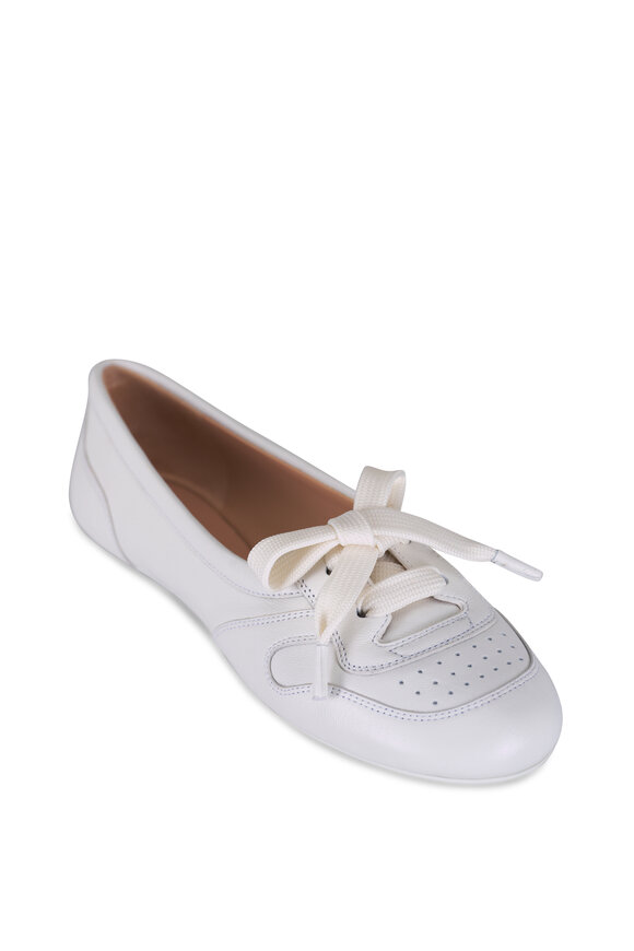 Gianvito Rossi Soft White Sneaker Flat