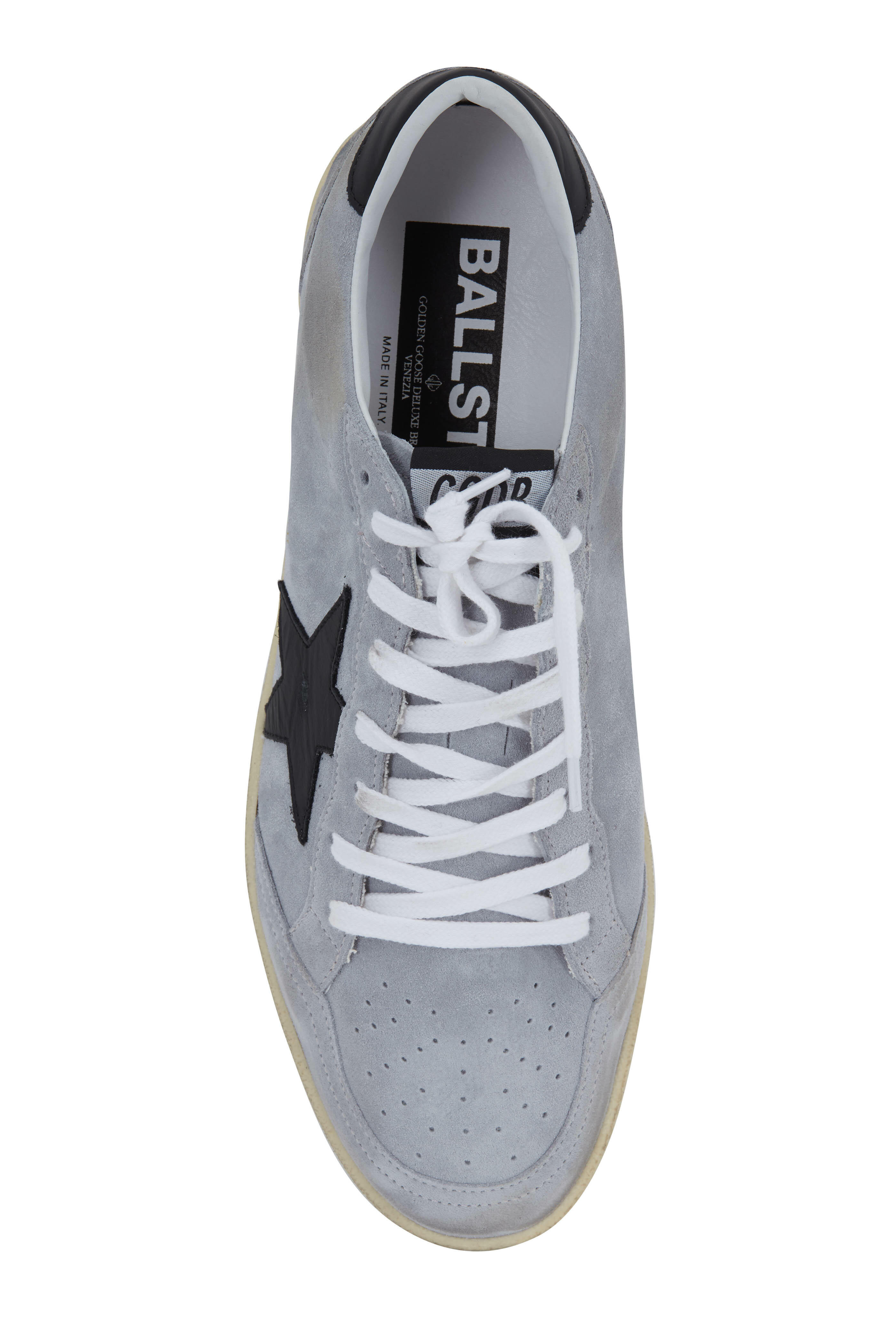 Golden Goose - Men's Ball Star Gray Suede Leather Sneaker