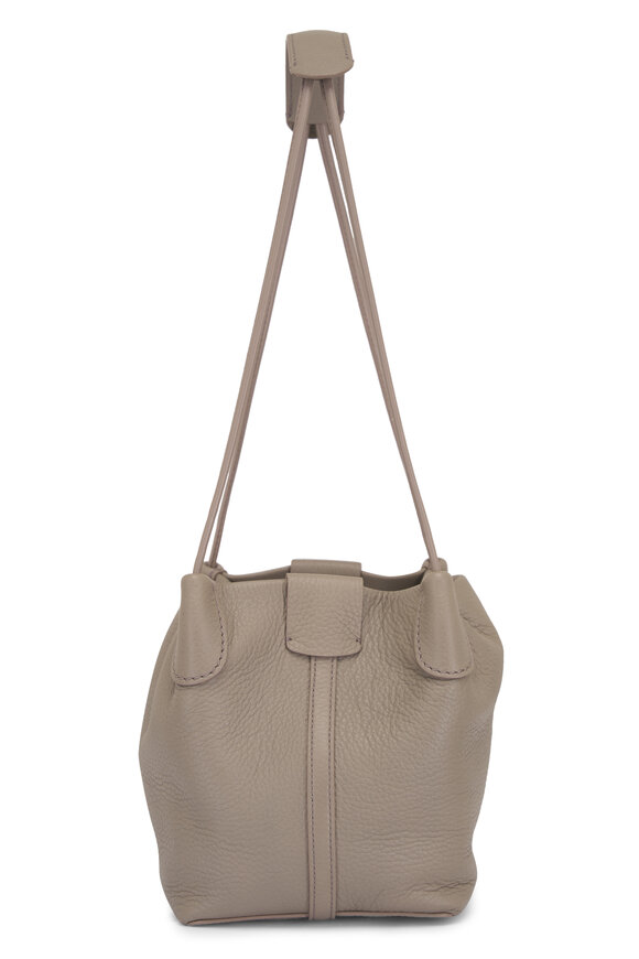 Loro Piana Micro Bale Dove Leather Bucket Bag - view 3