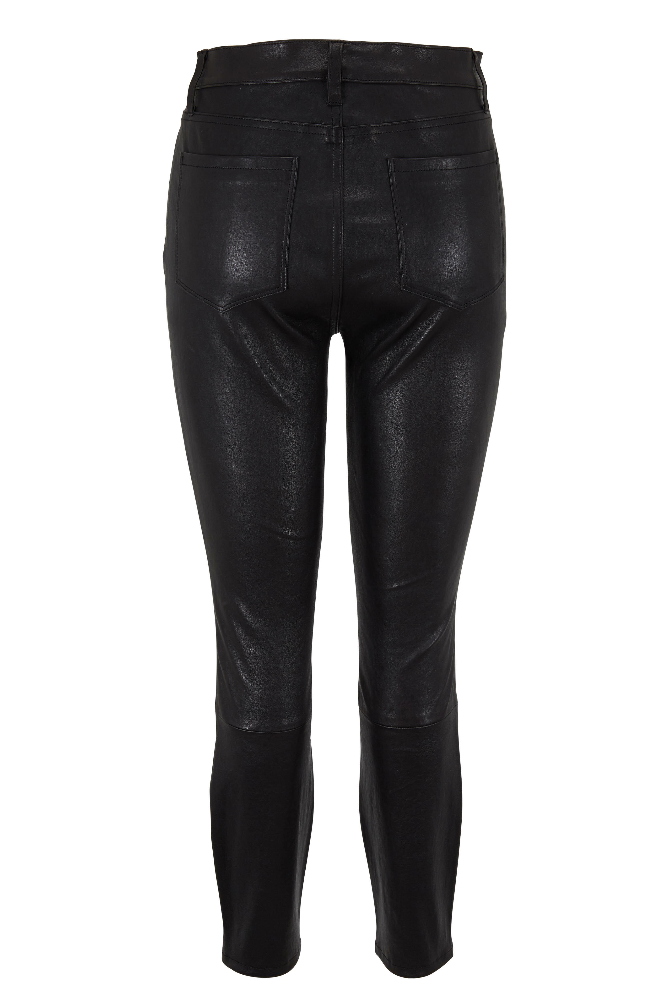 L'Agence - Adelaide Black Noir Leather Pant