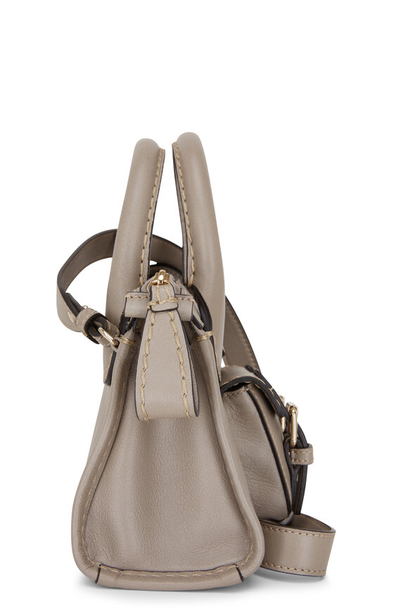 Chloé - Edith Cashmere Gray Small Top Handle Bag