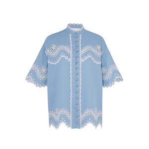 Tシャツ・カットソー Zimmermann SS24 \"JUNIE BILLOW\" SHIRT (8832TRS243_IVORY) Zimmermann 'junie Billow' Shirt | italist