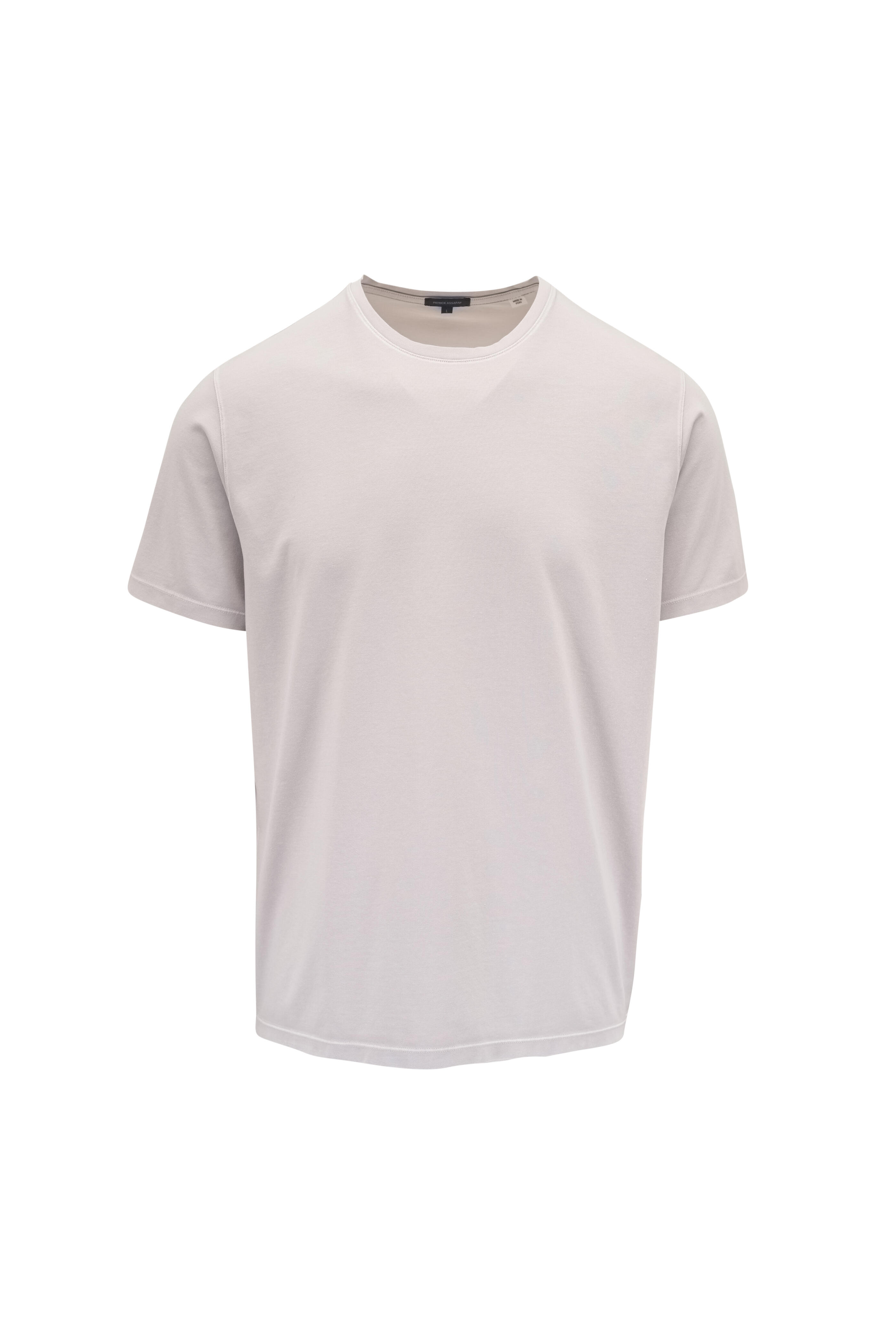 Patrick Assaraf - Vintage Beige Stretch Cotton T-Shirt