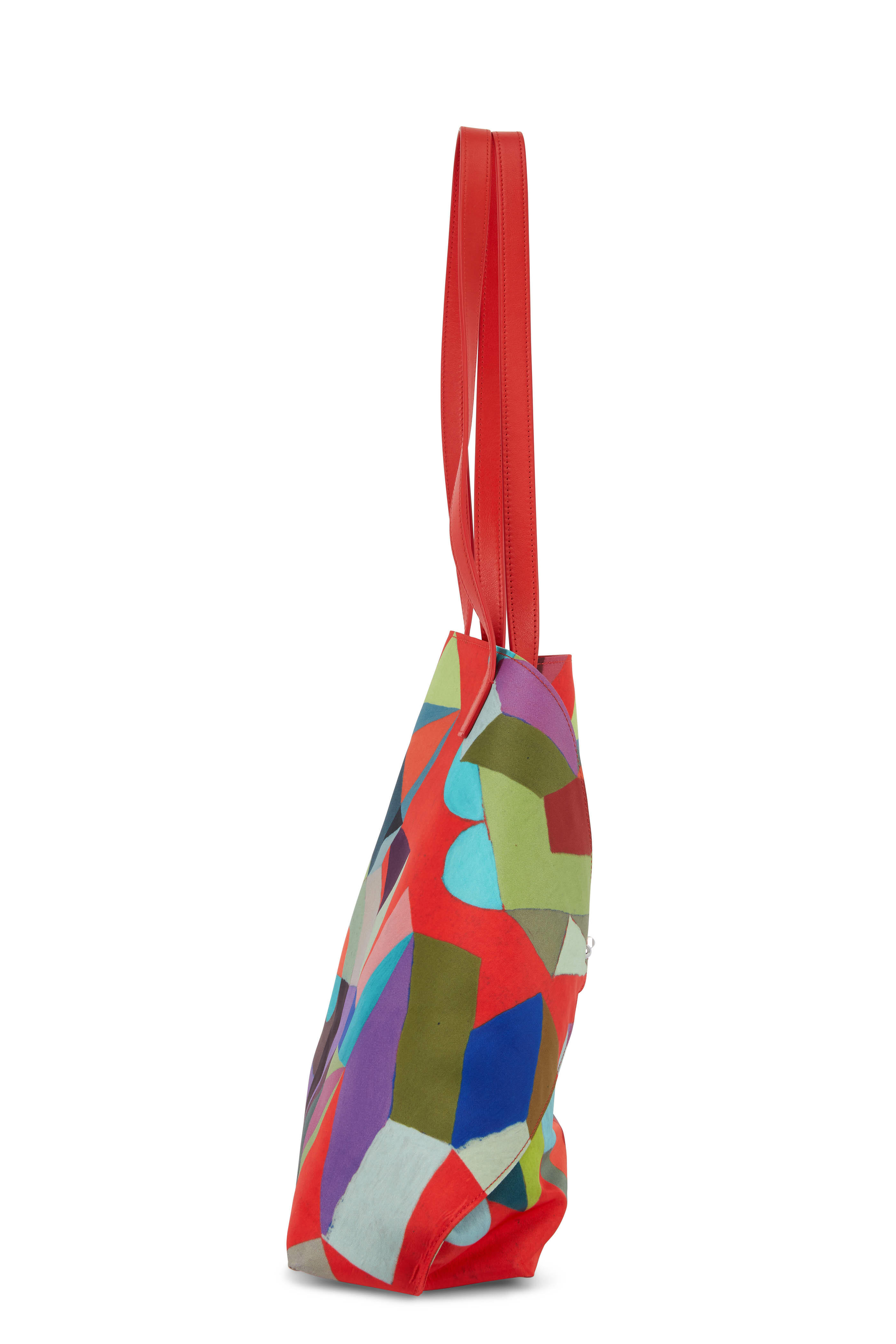 Akris - AI Multicolor Leather Medium Shoulder Bag
