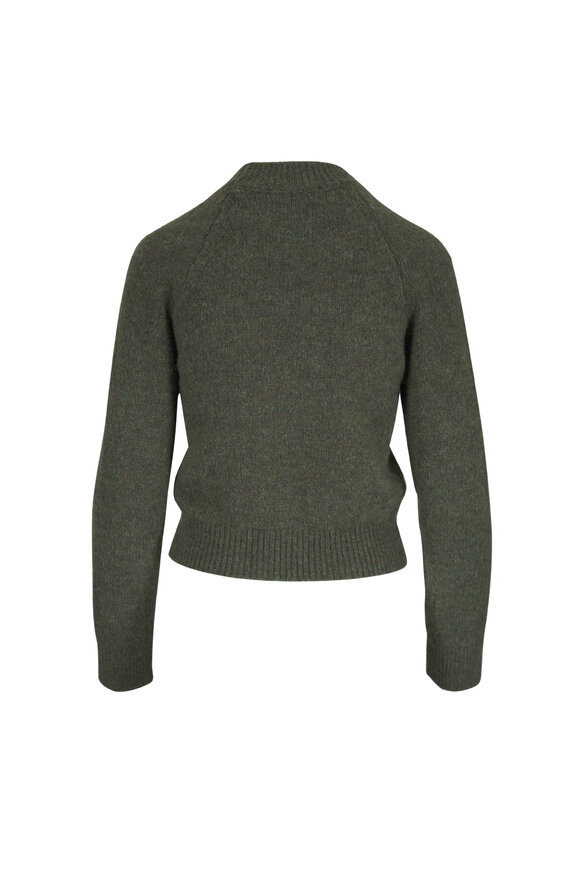 Dries Van Noten Forest Green Crewneck Sweater - view 3
