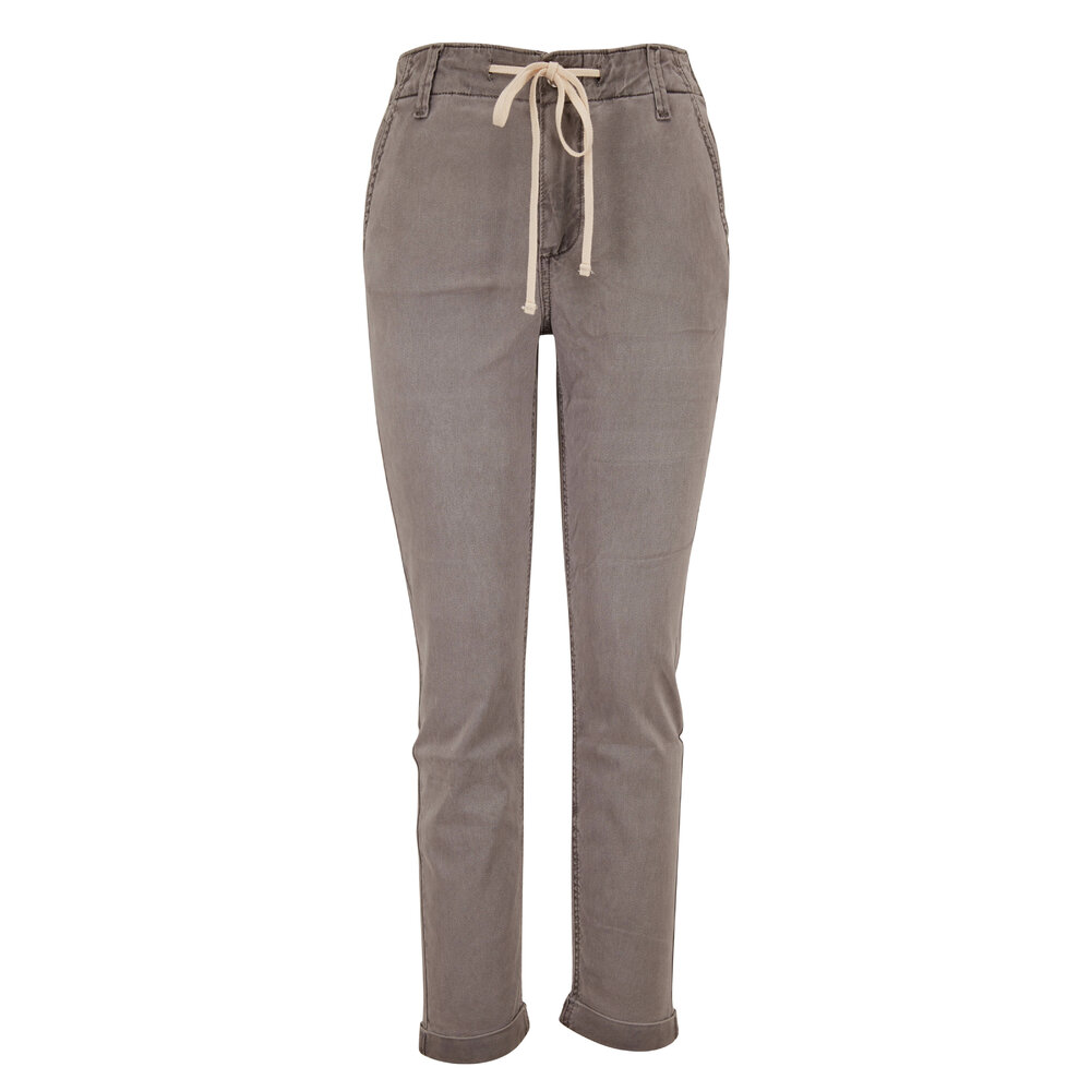 Paige - Christy Vintage Grey Haze Drawstring Cuffed Pant Paige - Christy Vintage Grey Haze Drawstring Cuffed Pant