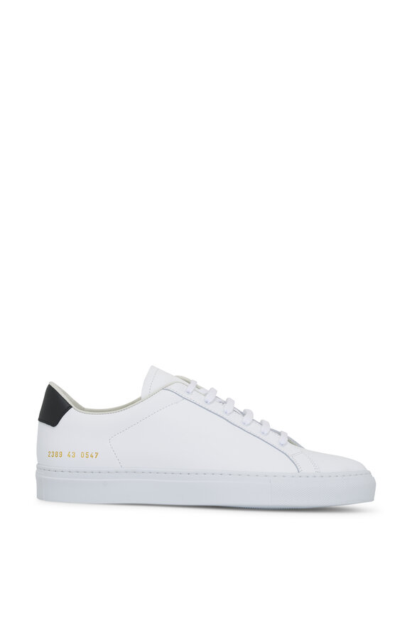 Common Projects - Retro Classic White Leather Low Top Sneaker