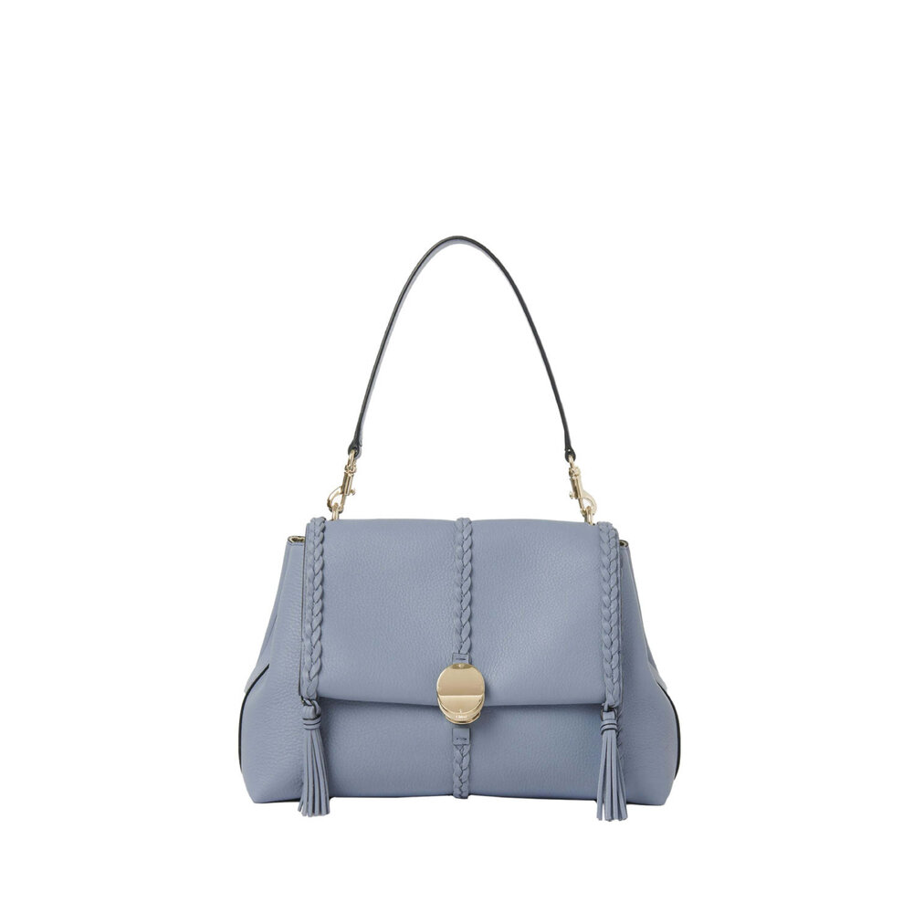 Chloé - Penelope Medium Soft Soulder Bag in Cobalt