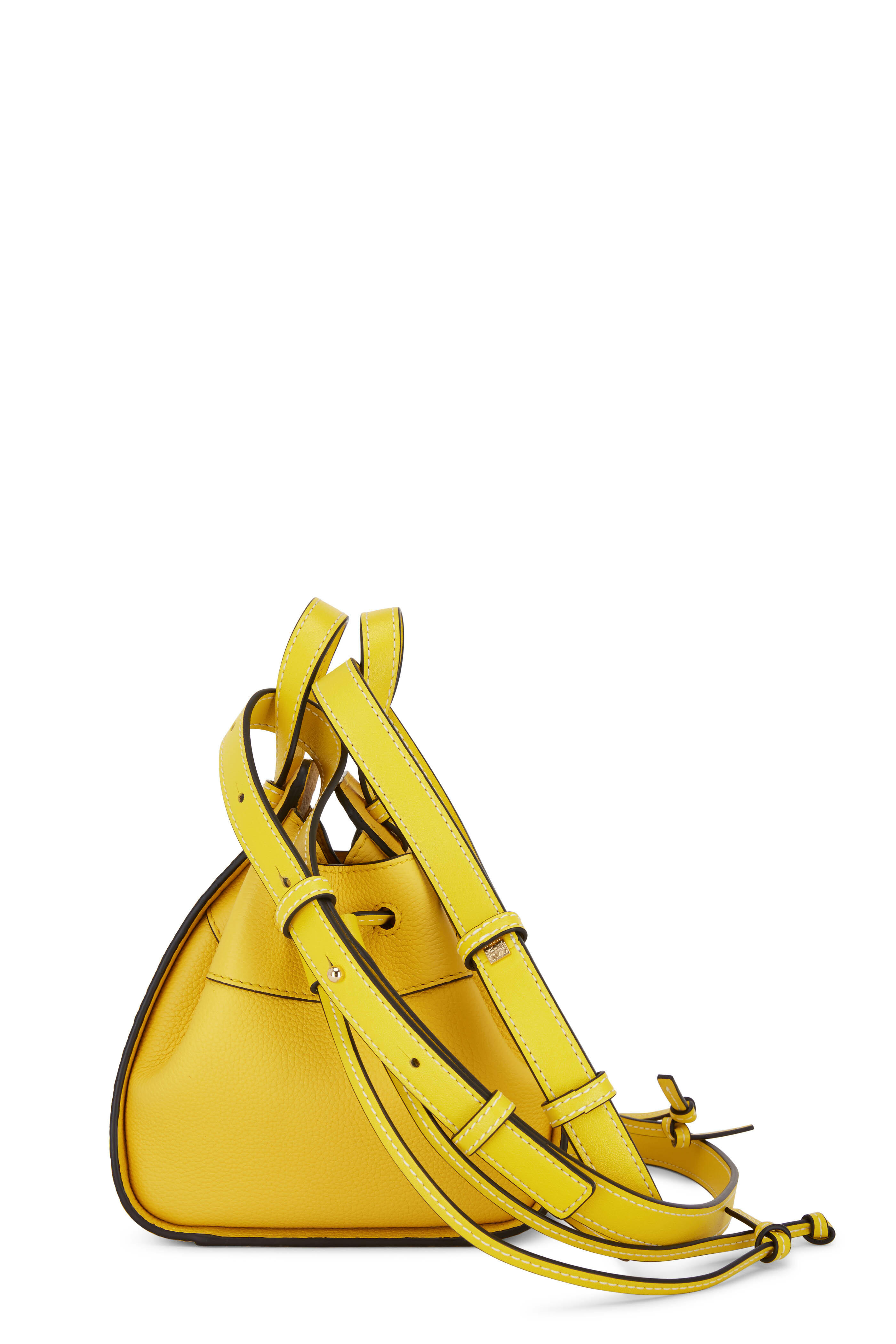 Loewe Hammock Yellow Grained Leather Mini Bag Mitchell Stores