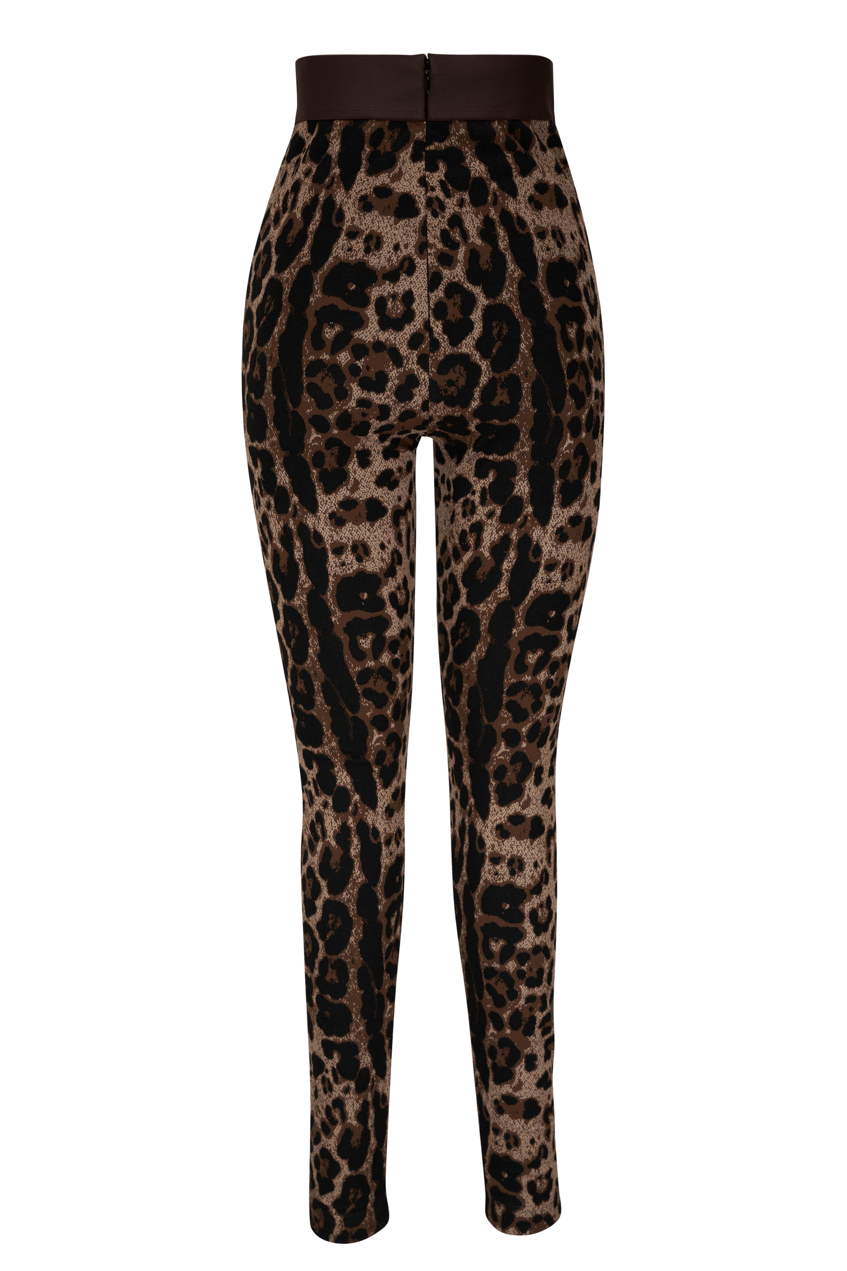 Dolce & Gabbana - Brown Leopard Print Pant
