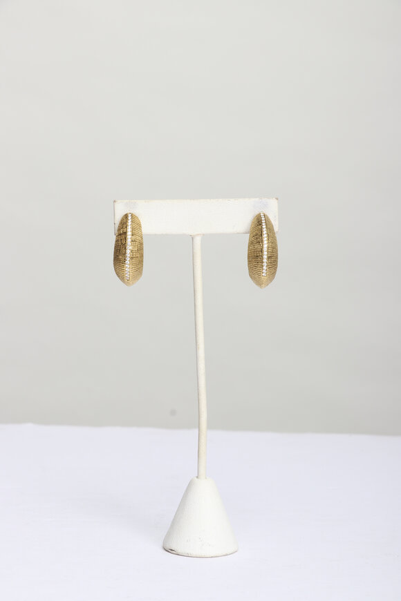 Coomi Eternity Diamond Classic Hoop Earrings