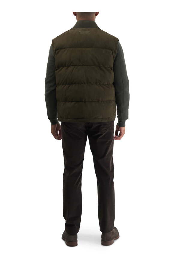 Brioni - Dark Green Cashmere Mockneck Pullover 