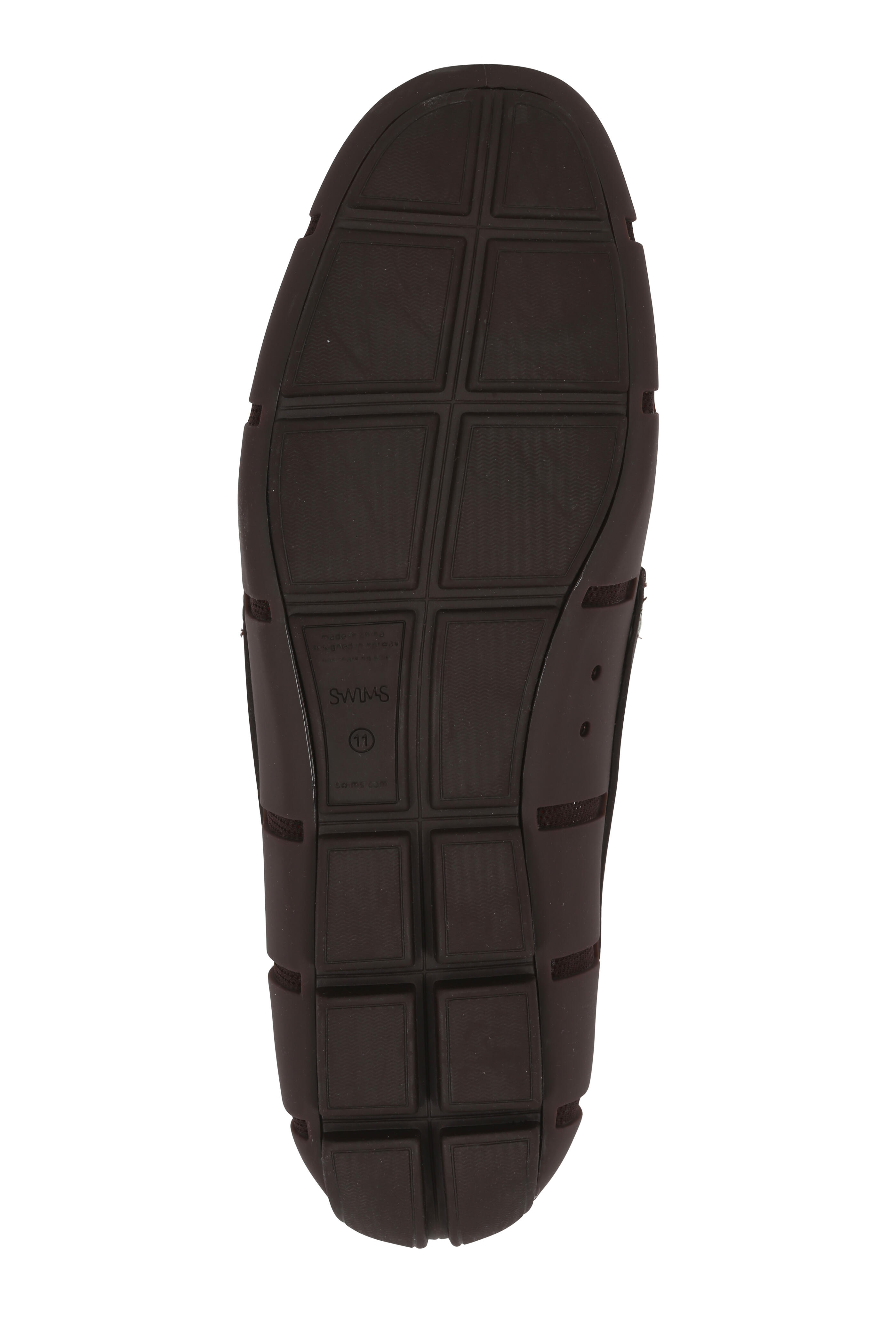 Swims - Dark Brown Mesh & Rubber Penny Driver