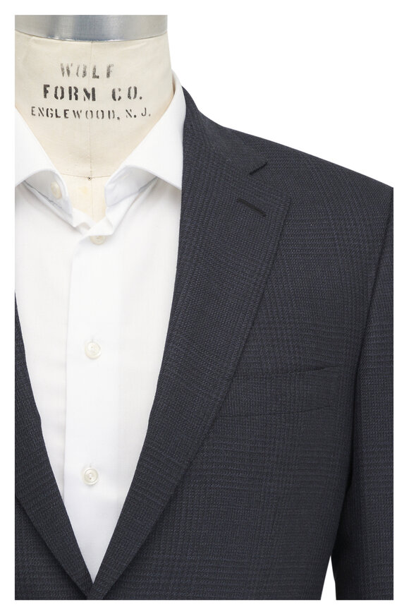 Brioni - Anthracite 150s Prince of Wales Wool Suit 