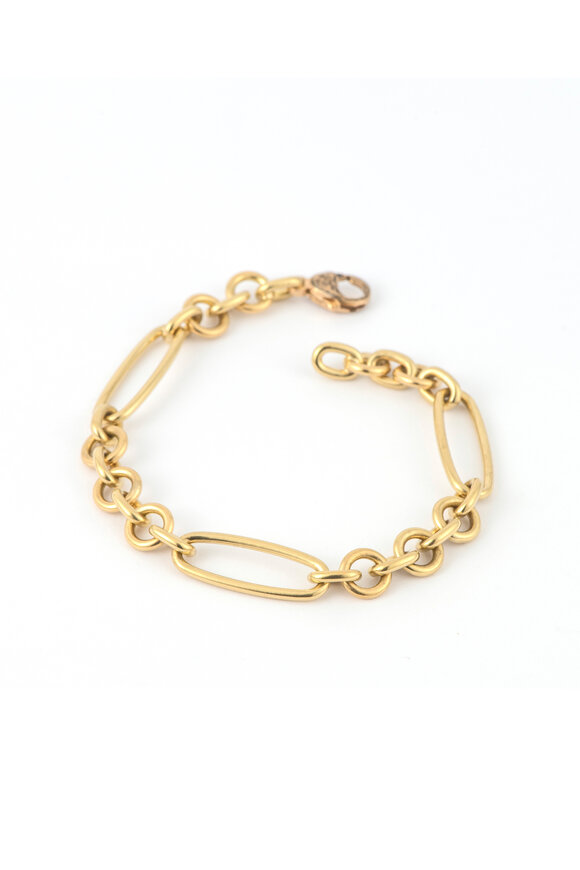 Sylva & Cie 18k Yellow Gold Chain Link Bracelet
