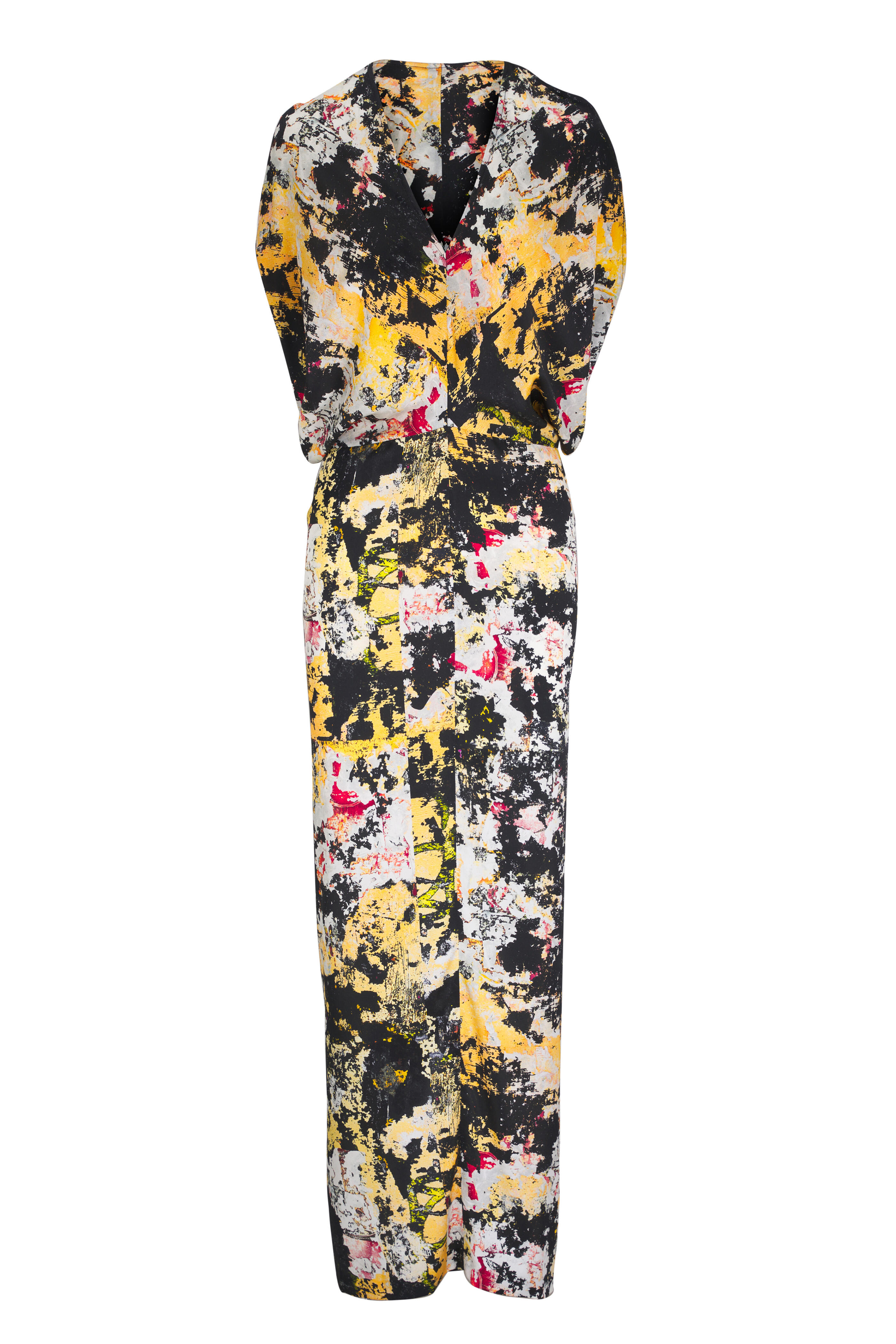 Zero + Maria Cornejo - Reni Multicolor Long Silk Dress