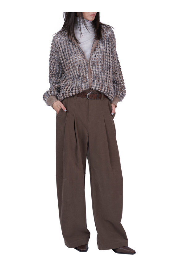 ブルネロクチネリ シルクパンツ　42 ブルネロクチネリ シルクパンツ 42 BRUNELLO CUCINELLI(ブルネロ