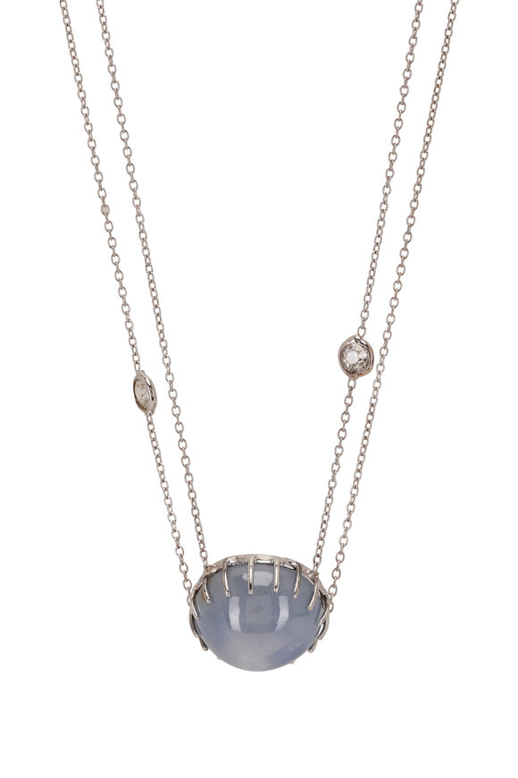 Renee Lewis - Antique Blue Ceylon Sapphire Layered Necklace