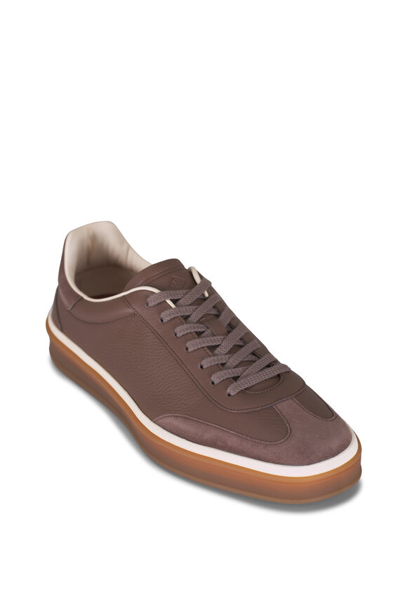 Loro Piana - Tennis Walk Artic White Sneaker | Mitchell Stores