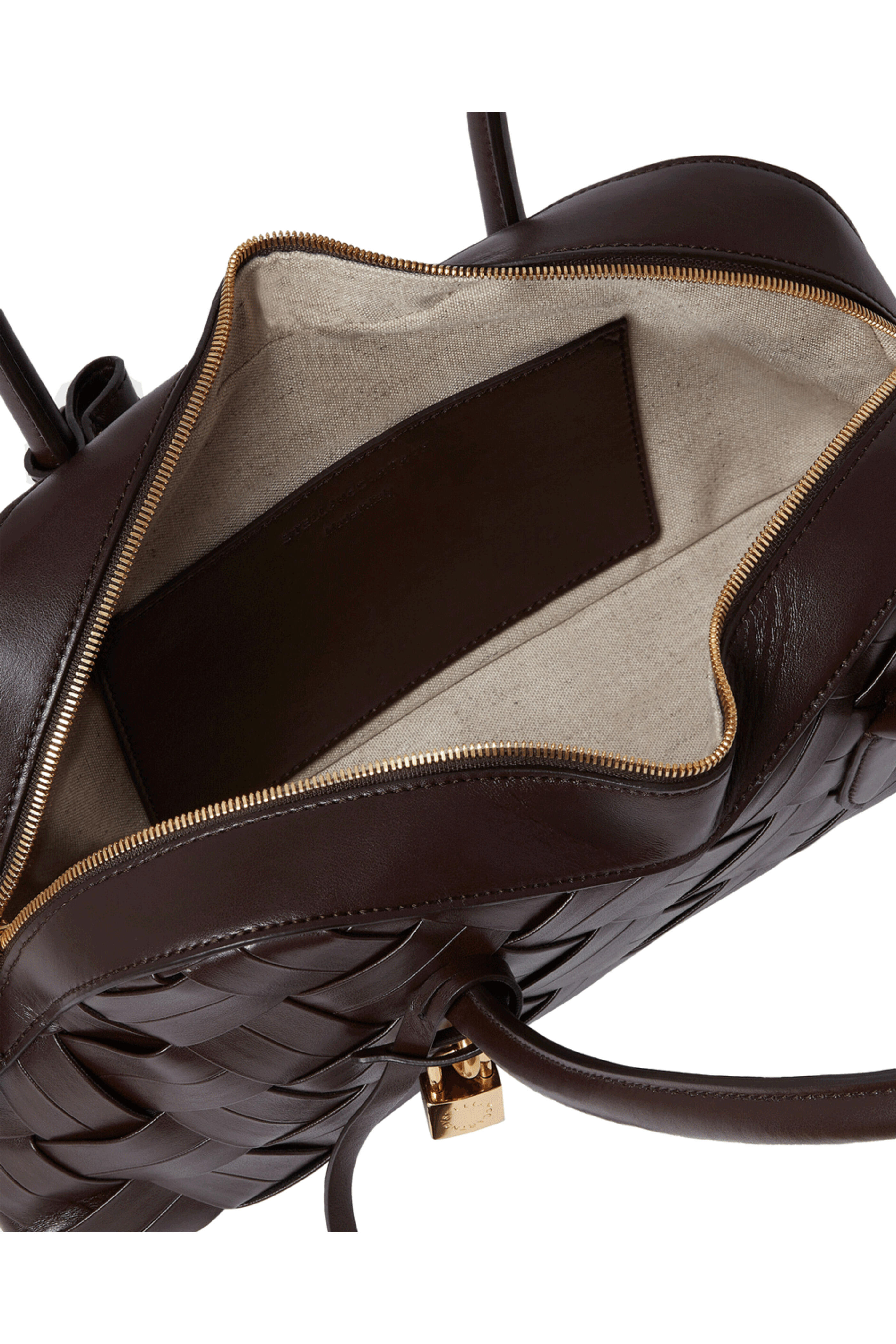 Stella McCartney - Woven Ryder Shoulder Bag in Brown