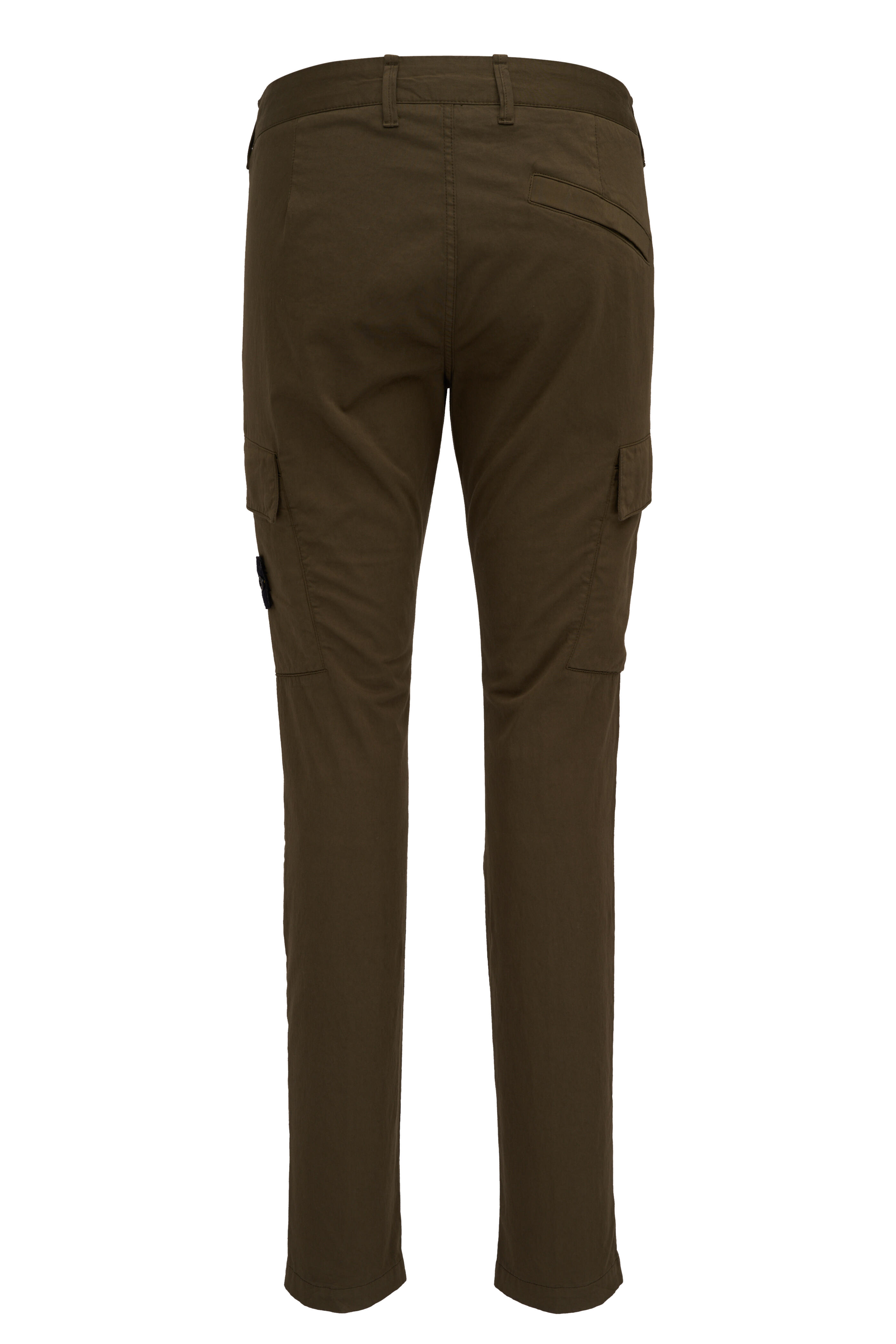 Stone Island - Olive Green Cotton Stretch Cargo Pant