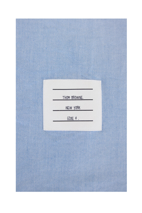 Thom Browne Oxford Light Blue Sport Shirt - view 4