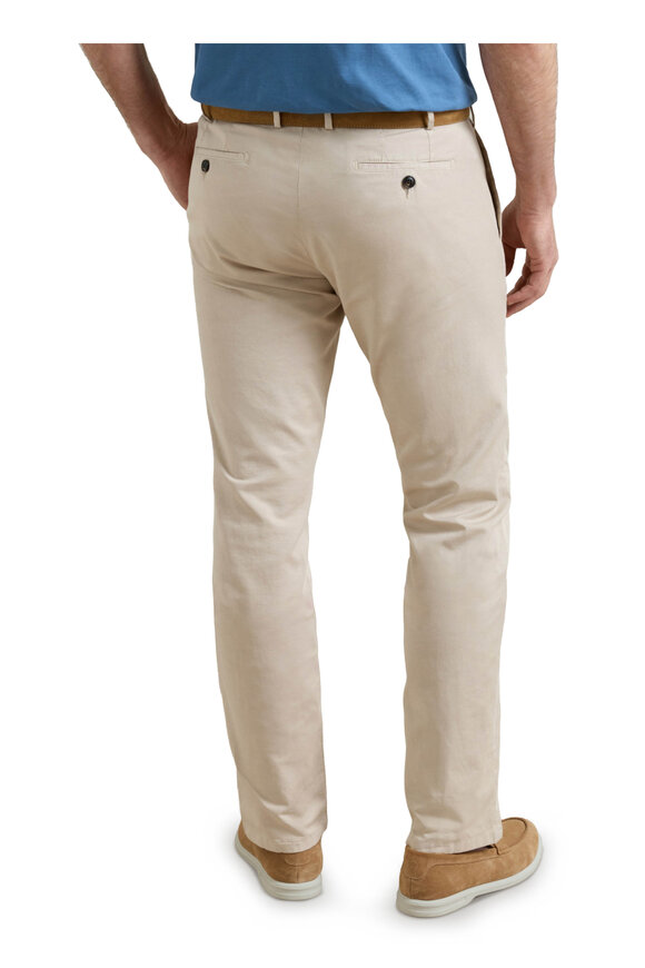Peter Millar Somerset Sand Flat Front Pant - view 3