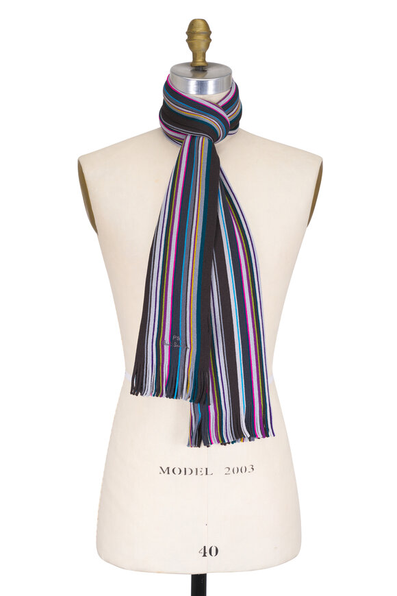 Paul Smith - Multicolor Stripe Scarf