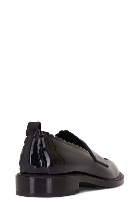 AGL - Janise Black Patent Leather Loafer