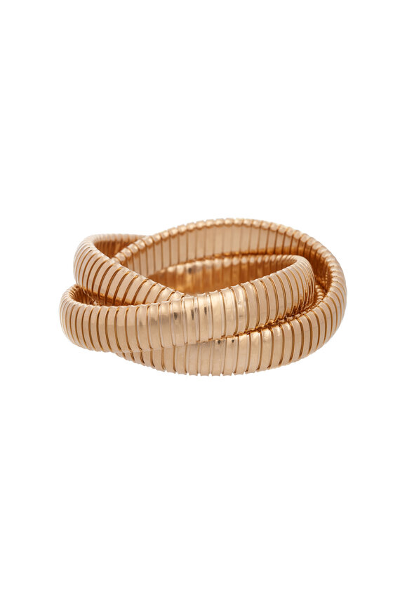 Sidney Garber 18k Yellow Gold Rolling Bracelet - view 1