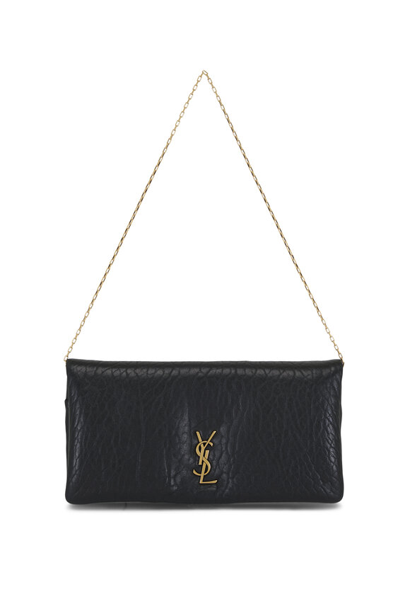 Saint Laurent - Mini Calypso Black Leather Chain Bag