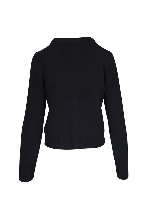 Vince - Black Plush Cashmere Cardigan