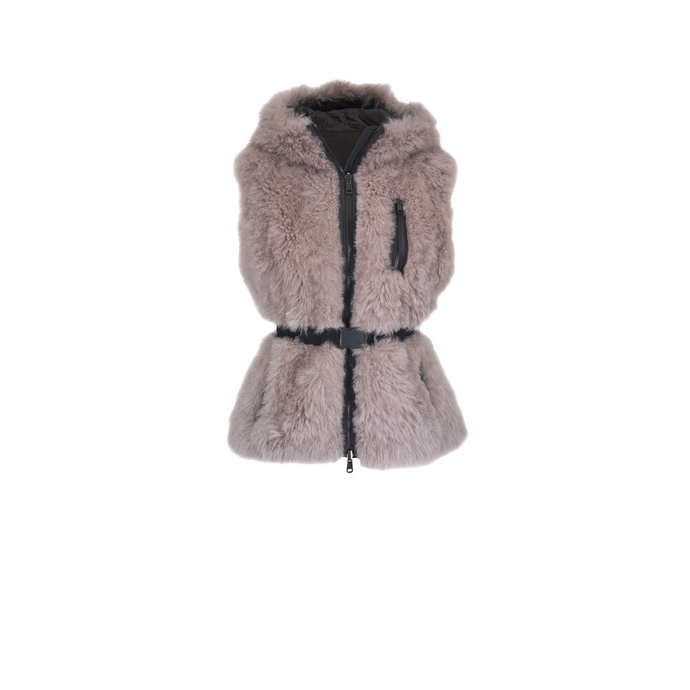 ベスト・ジレ BRUNELLO CUCINELLI FW19 Fox Fur Vest (M0PV05172 C6352) ベスト・ジレ BRUNELLO CUCINELLI FW19 Fox Fur Vest (M0PV05172