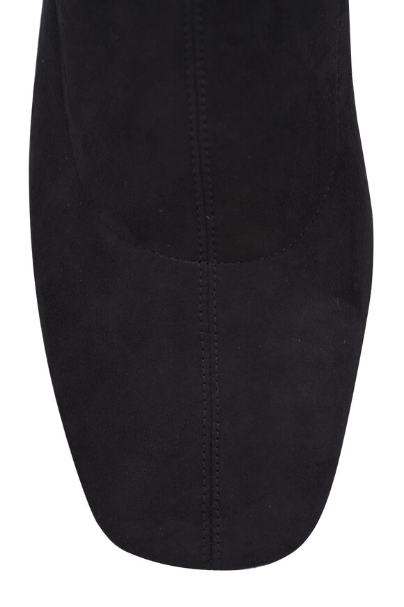 The Row Cindy Black Suede Stretch Boot - view 4
