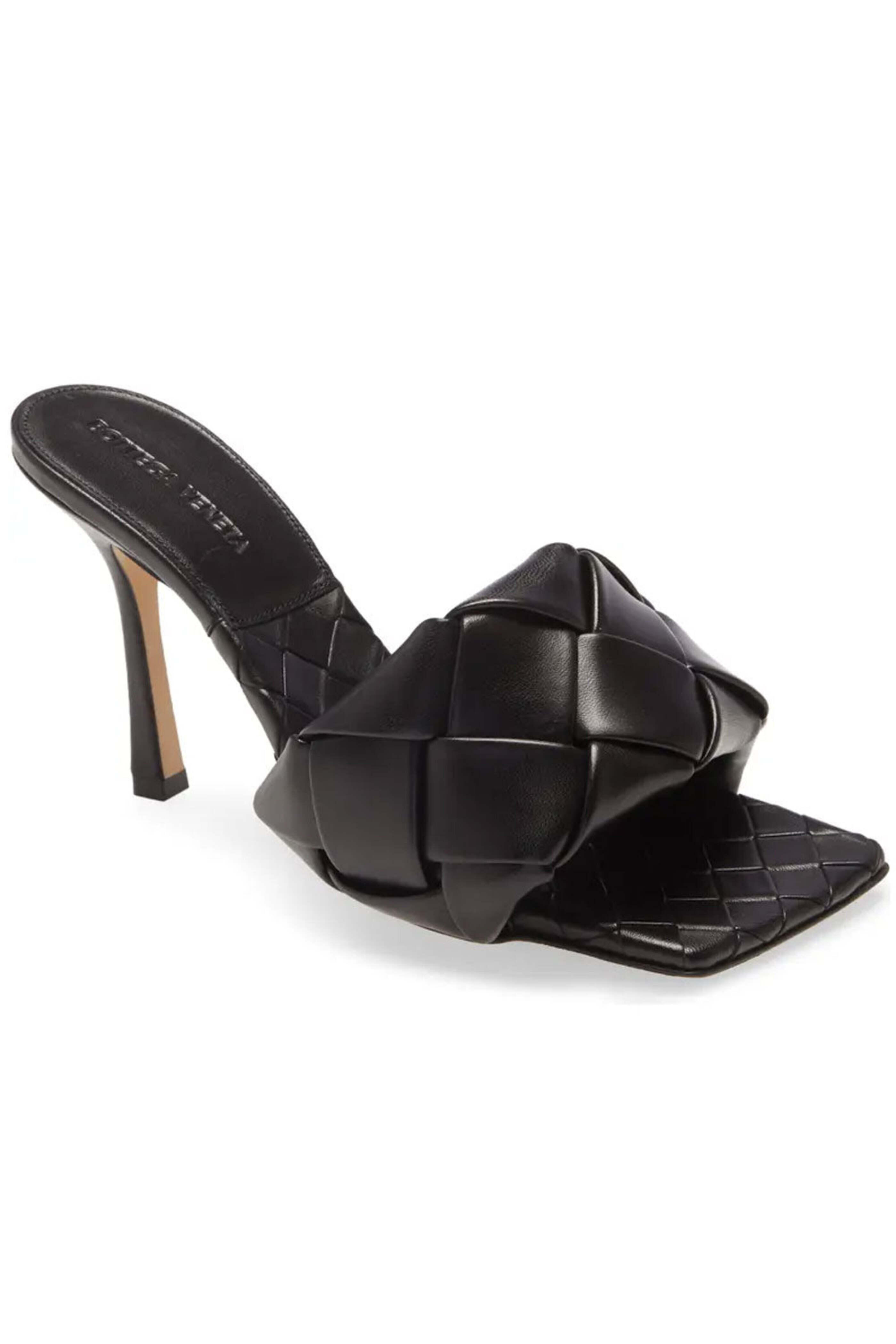 Bottega Veneta - Lido Maxi Mule Sandal in Black