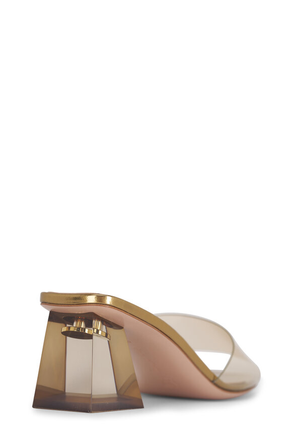 Gianvito Rossi - Mekong PVC Block Heel Sandal, 55mm