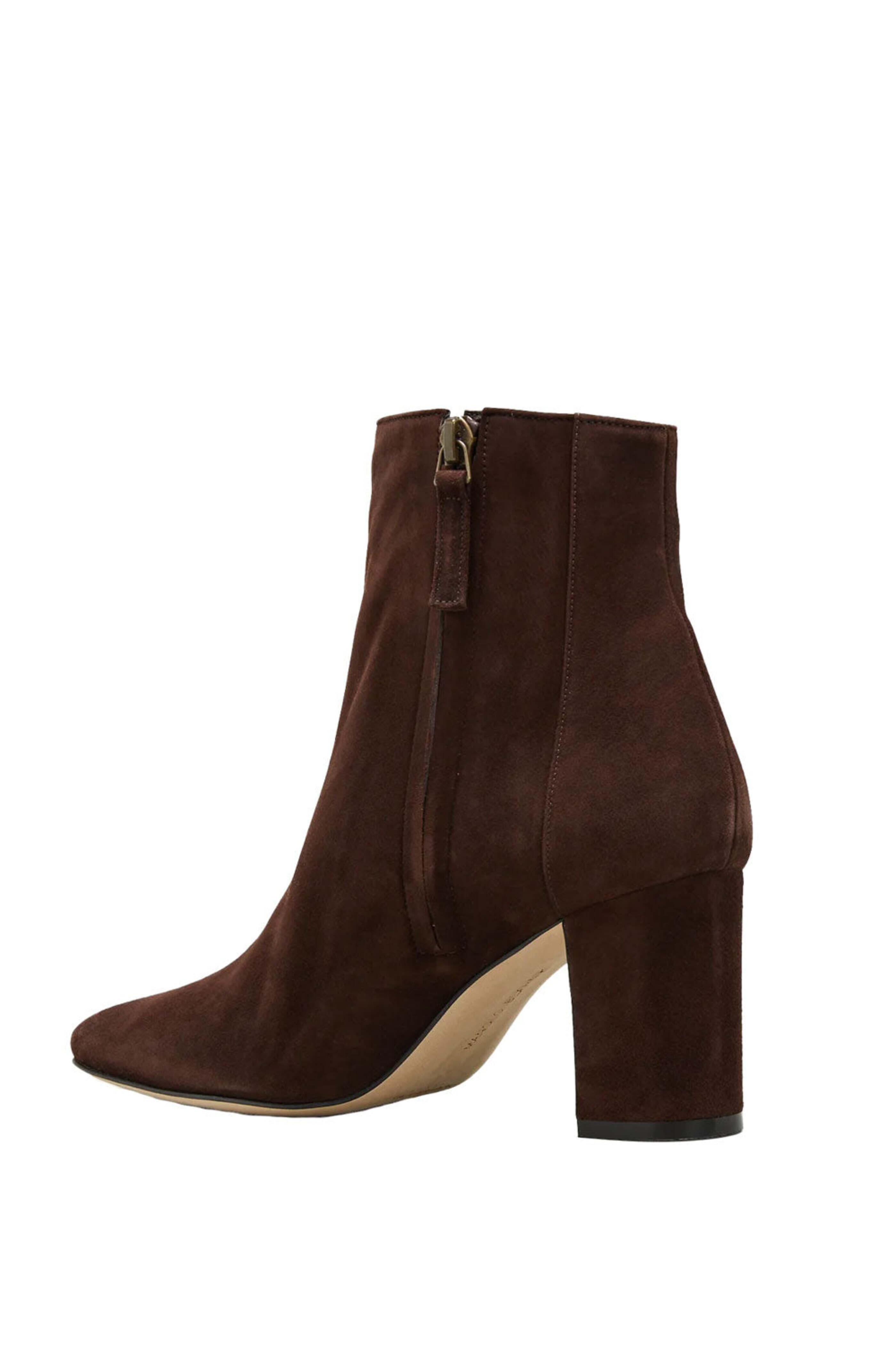 Manolo Blahnik - Rosie Samba 70 Bootie in Dark Brown