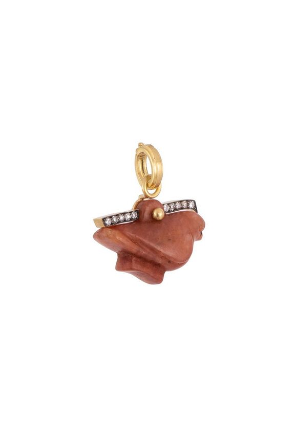 Sylva & Cie Falcon Amulet Pendant - view 2