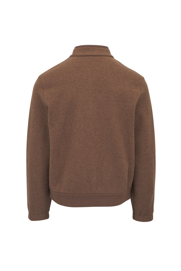 Loro Piana North Woods Bronze Wool & Cashmere Sweater - view 2