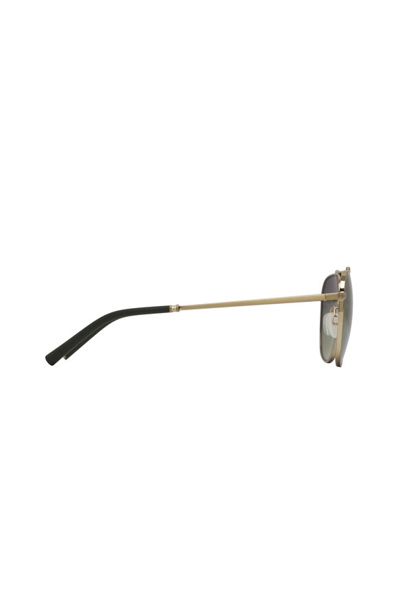 Oliver Peoples - R-10 Gold & Forest Gradient Sunglasses