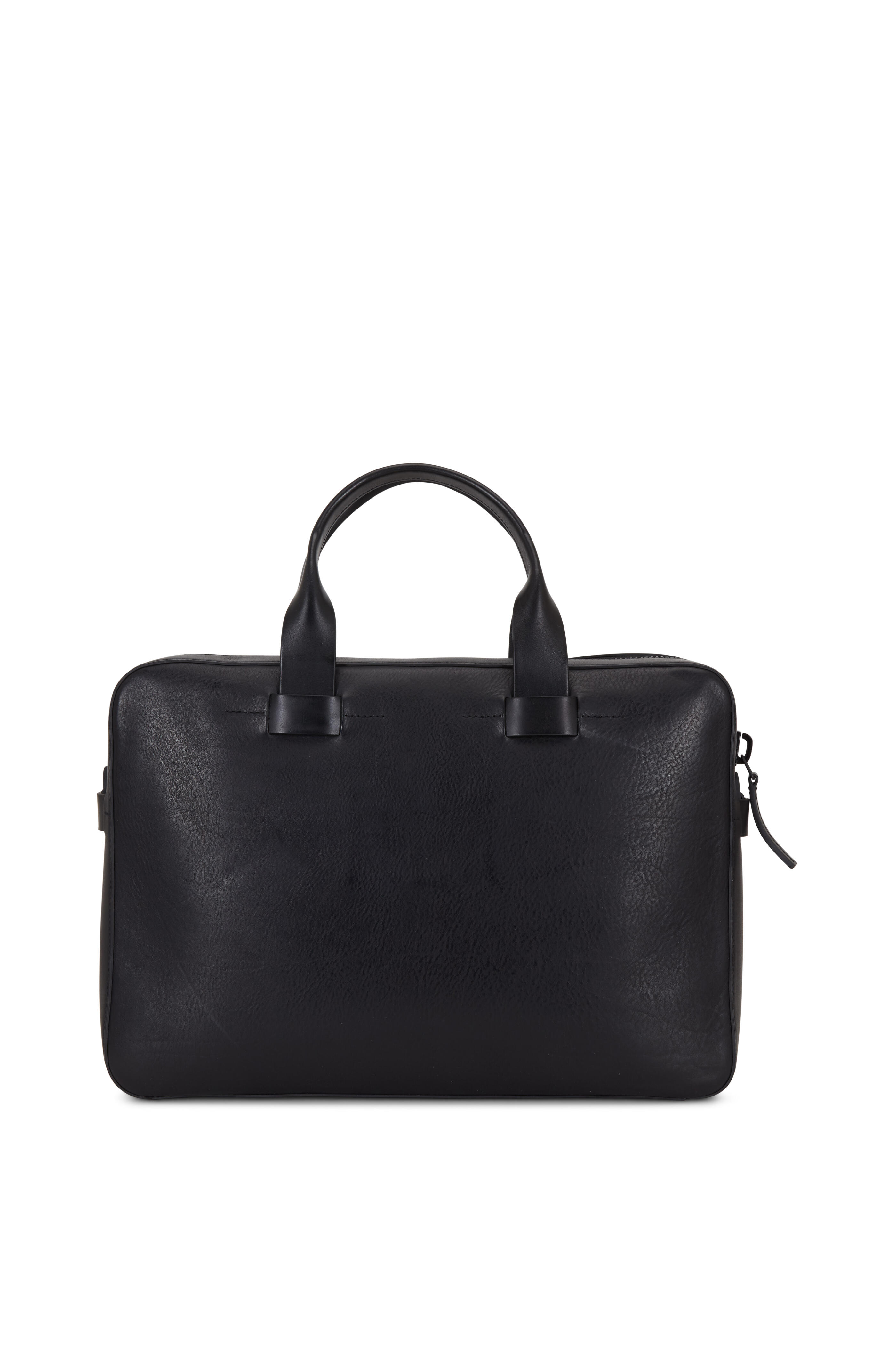 Troubadour - Black Leather Trailblazer Briefcase