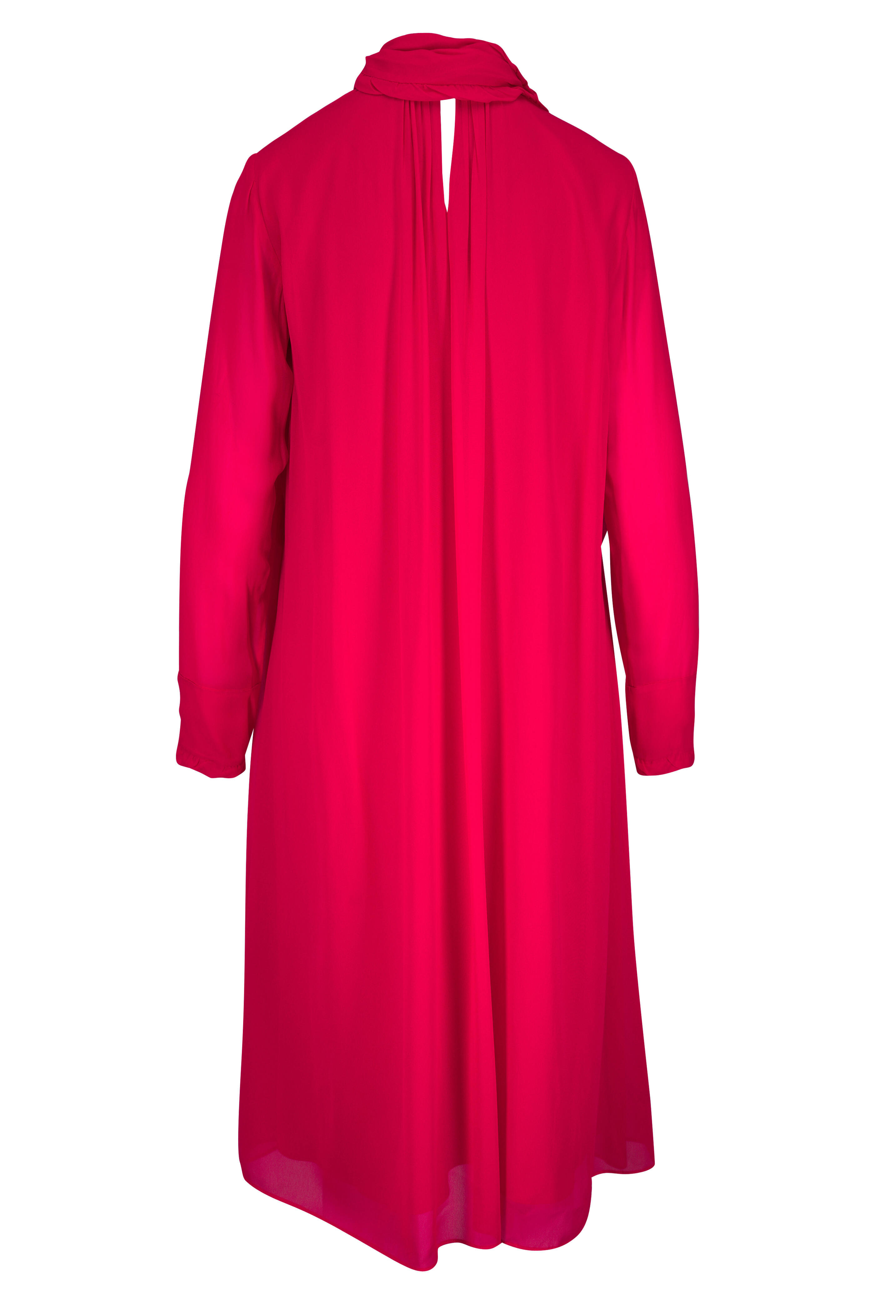 Dorothee Schumacher - Sheer Twist Lollipop Turtleneck Dress