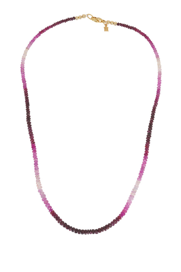 Cristina V. Pink Ruby Ombre Necklace