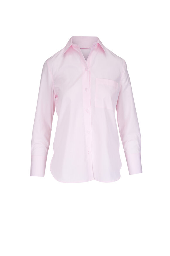 Vince Ballet Cotton Relaxed Straight Shirt