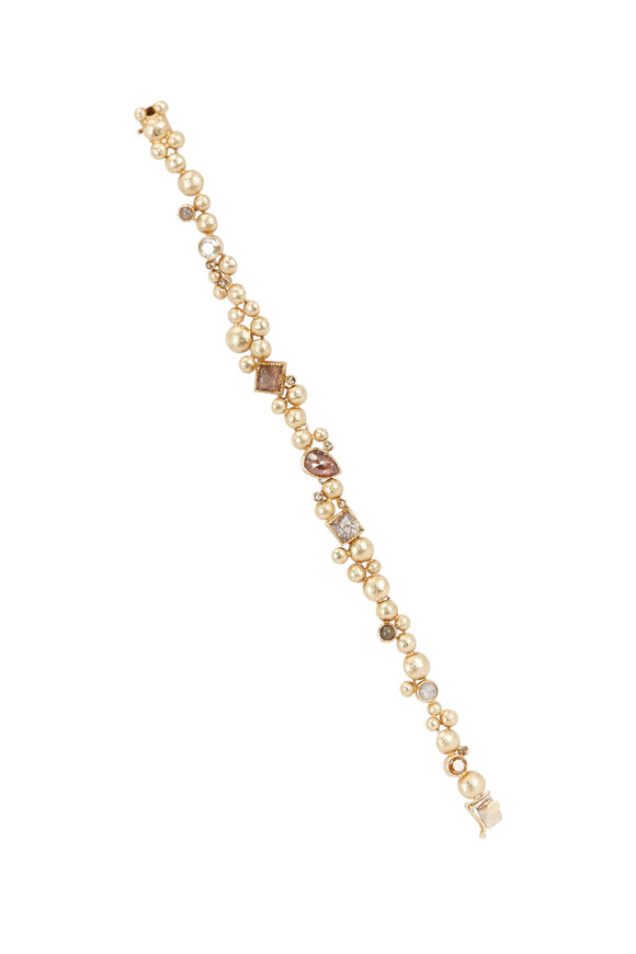 Todd Reed - 18K Yellow Gold Fancy Diamond Bracelet