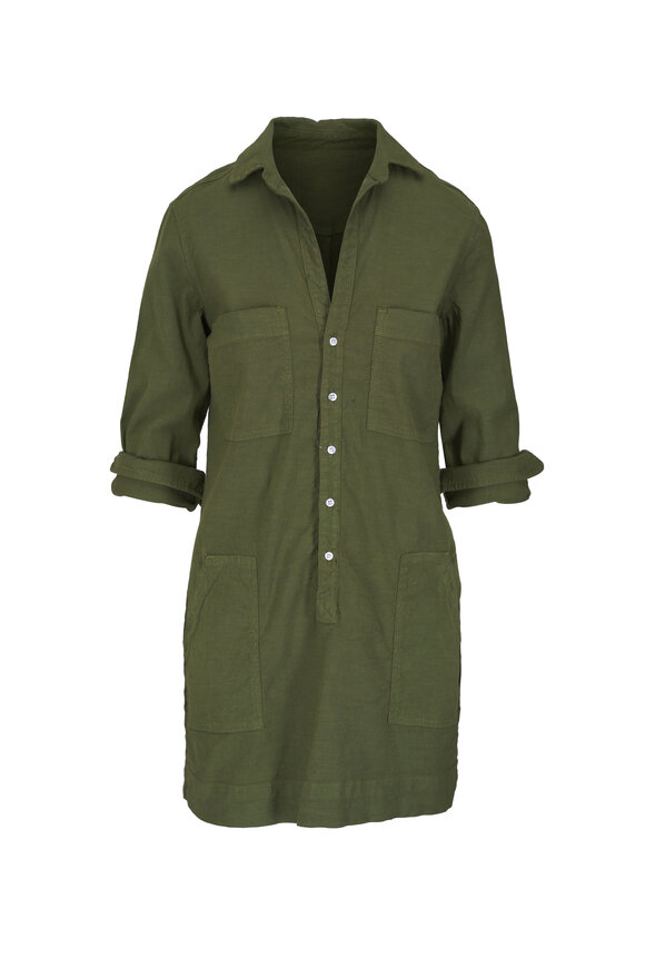 Frank & Eileen Ireland Forest Green Utility Dress - view 1