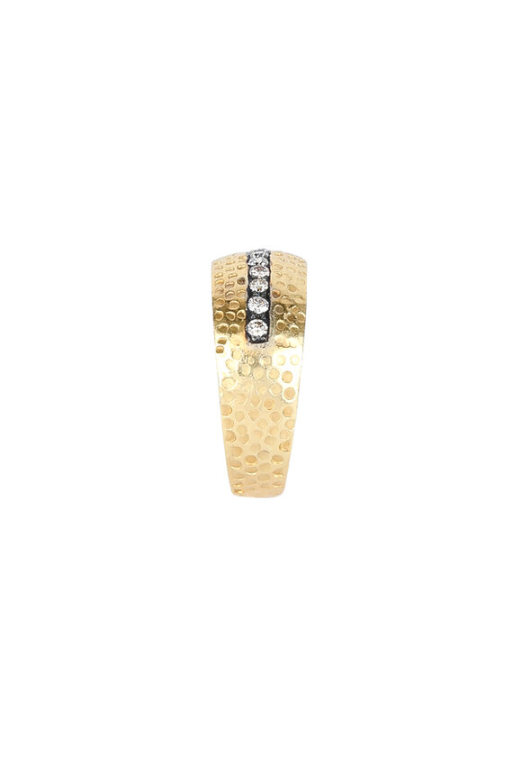 Loren Jewels - 14K Yellow Gold & Silver Diamond Ring